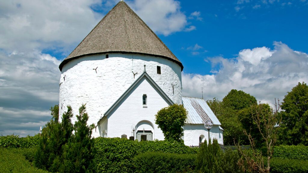 Nylars Kirke på Bornholm - en af de fire rundkirker