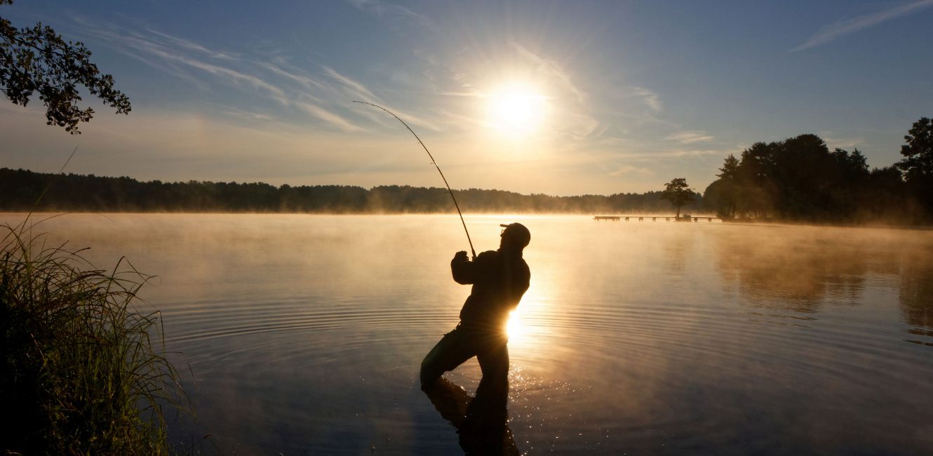 Lystfiskeregnede sommerhuse