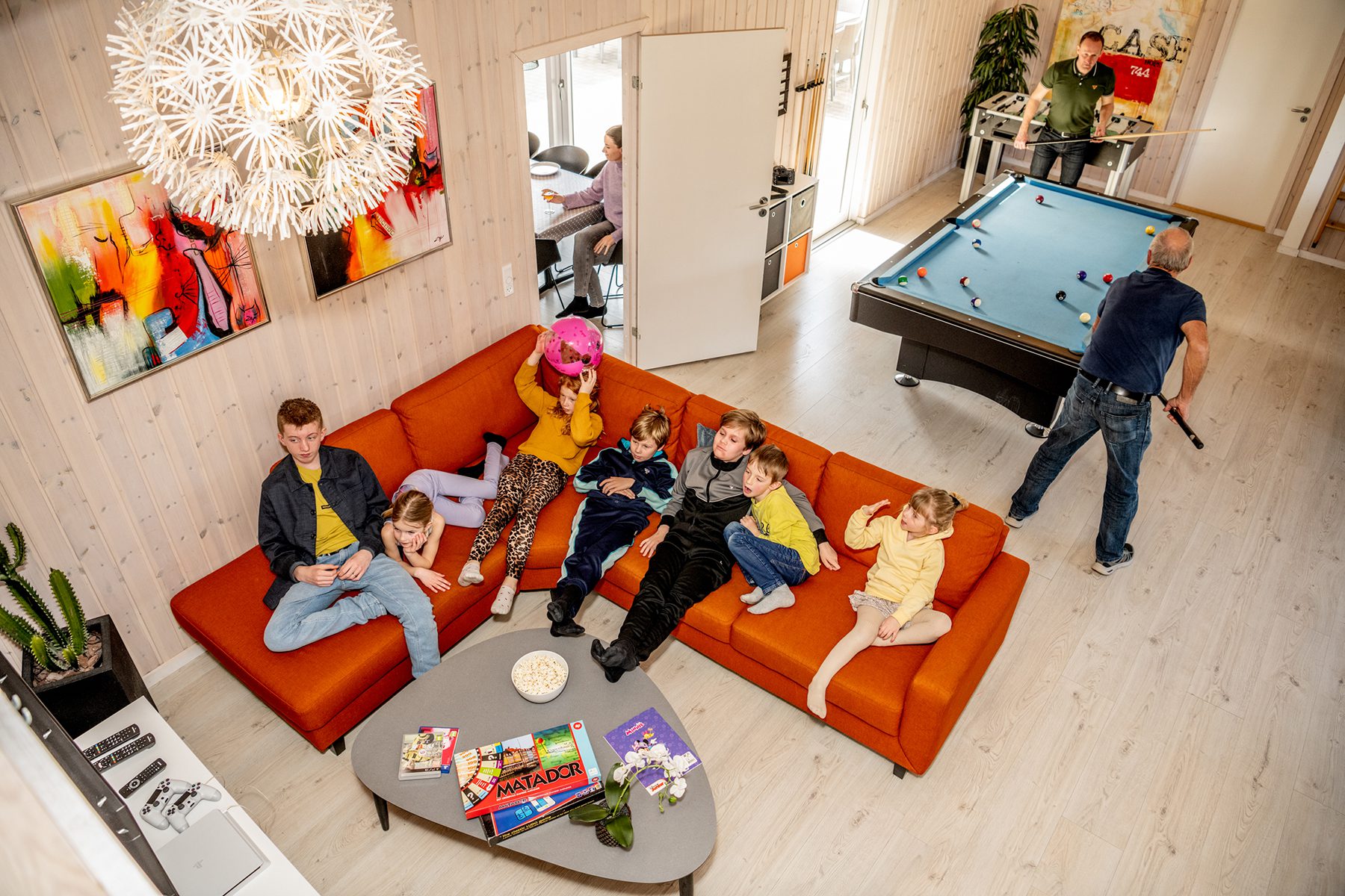 Weekendophold i sommerhus med hele familien