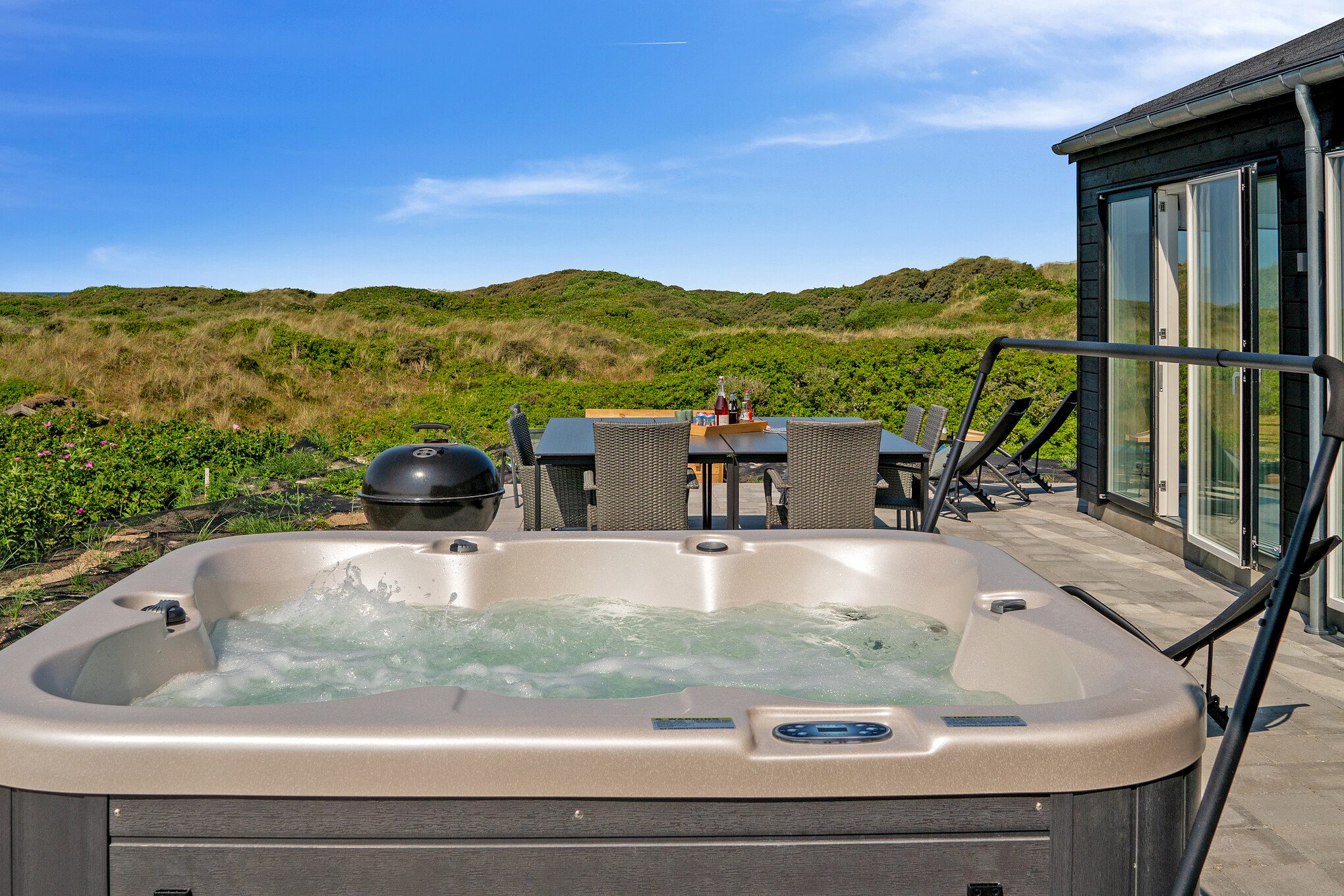 Sommerhuse med udendørs spa