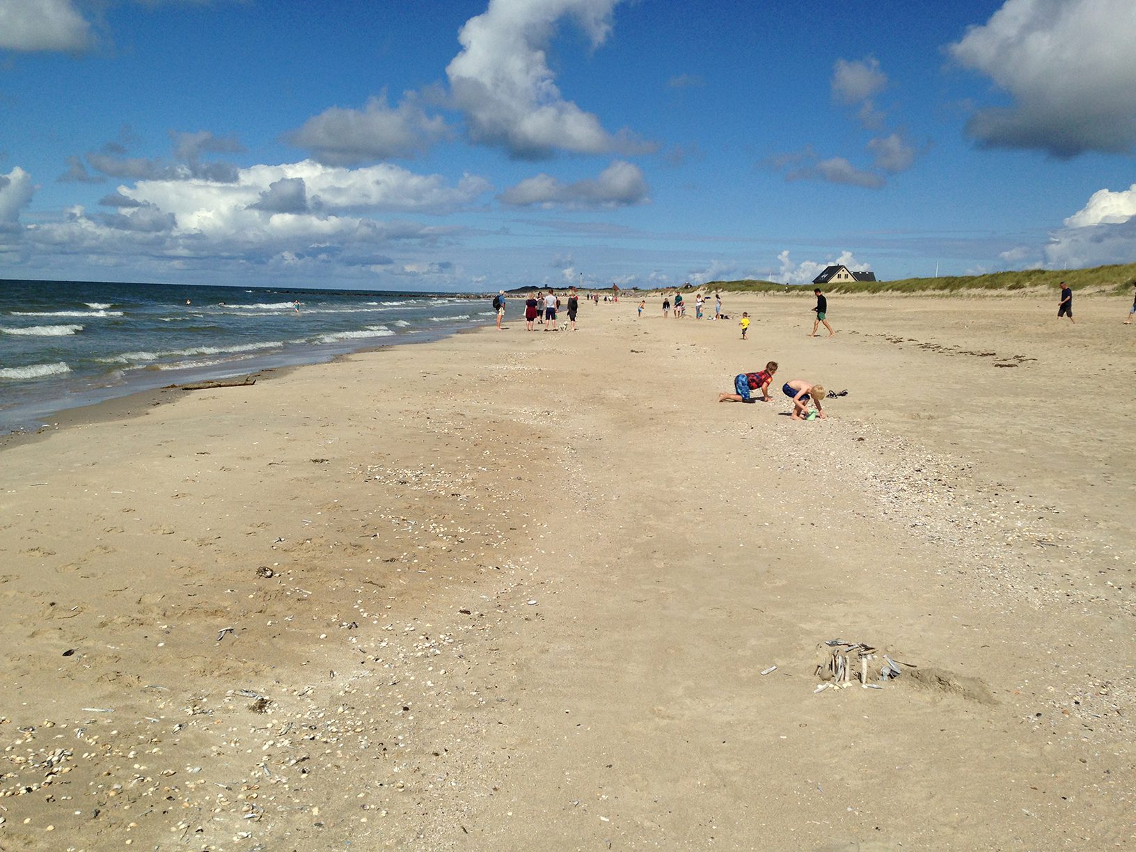 Stranden i Blåvand i Vestjylland - Sommerhusudlejning i Blåvand