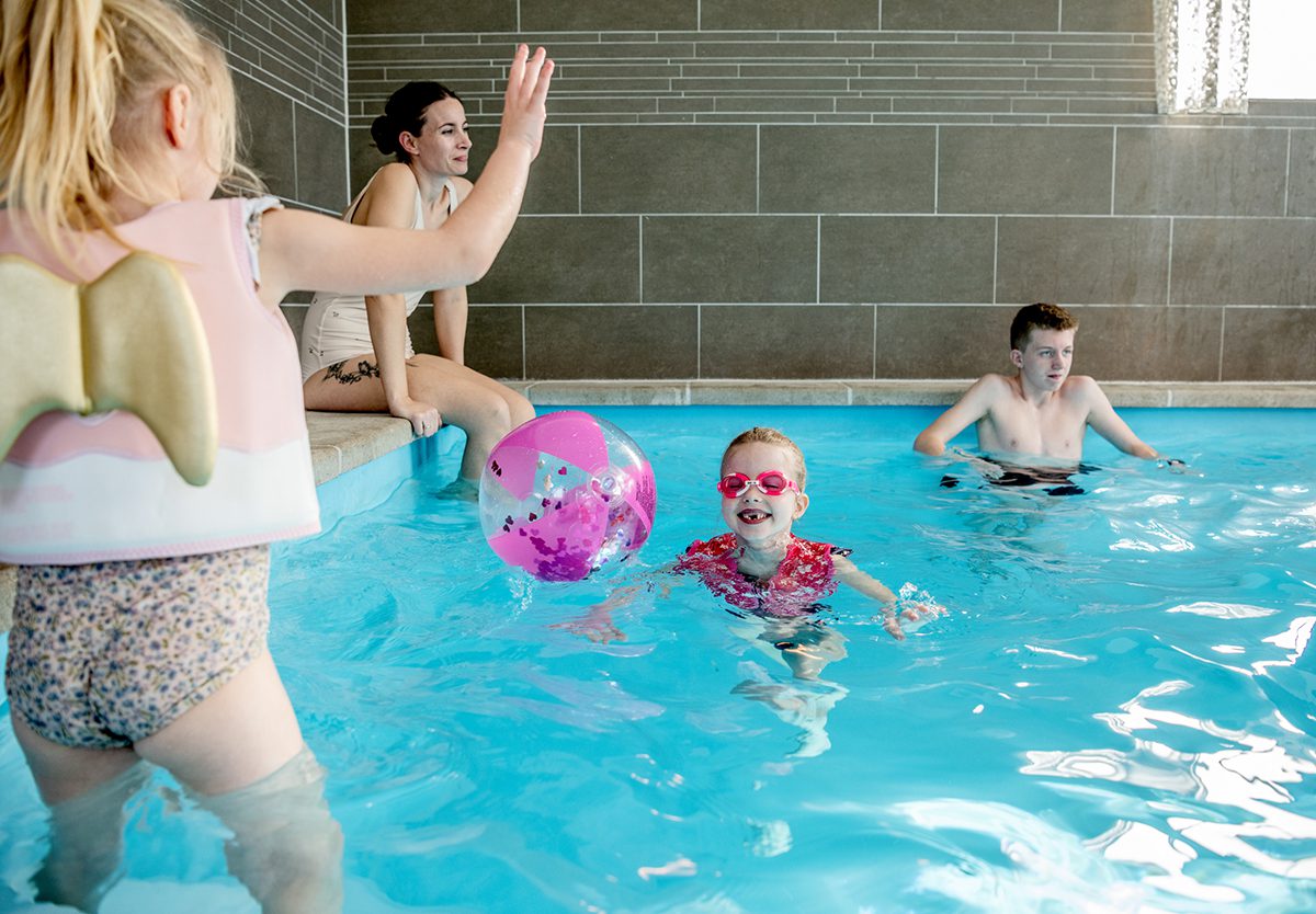 Store udlejningssommerhuse med swimmingpool