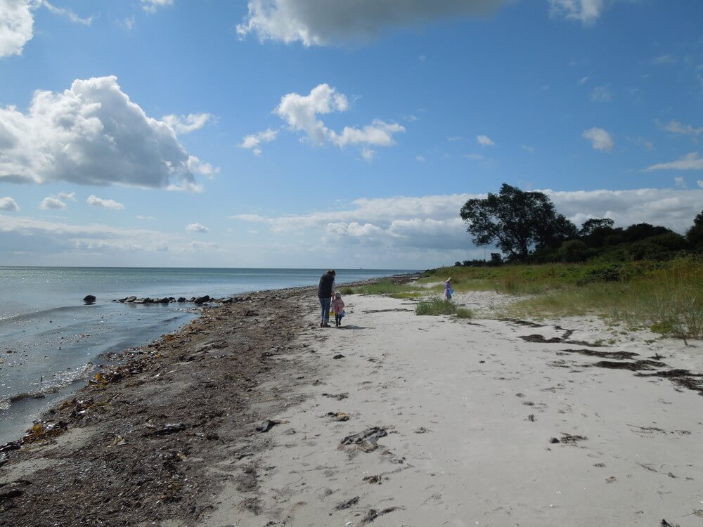 Stranden nær luksushus nr. 308.