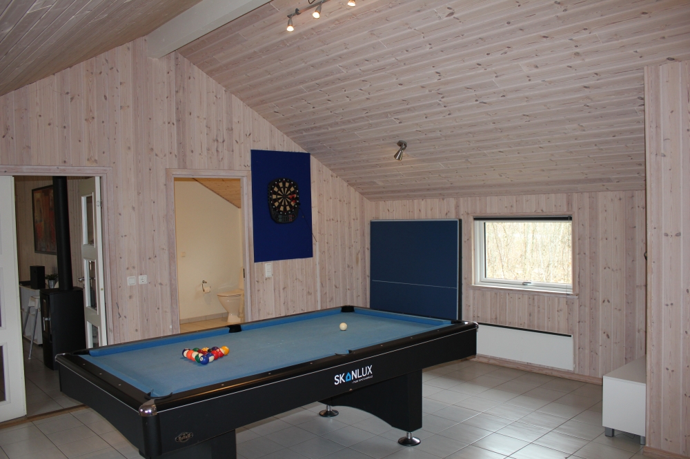 Her kan aktive gæster underholde sig i timevis med at spille bordtennis, billard, fodboldspil eller dart