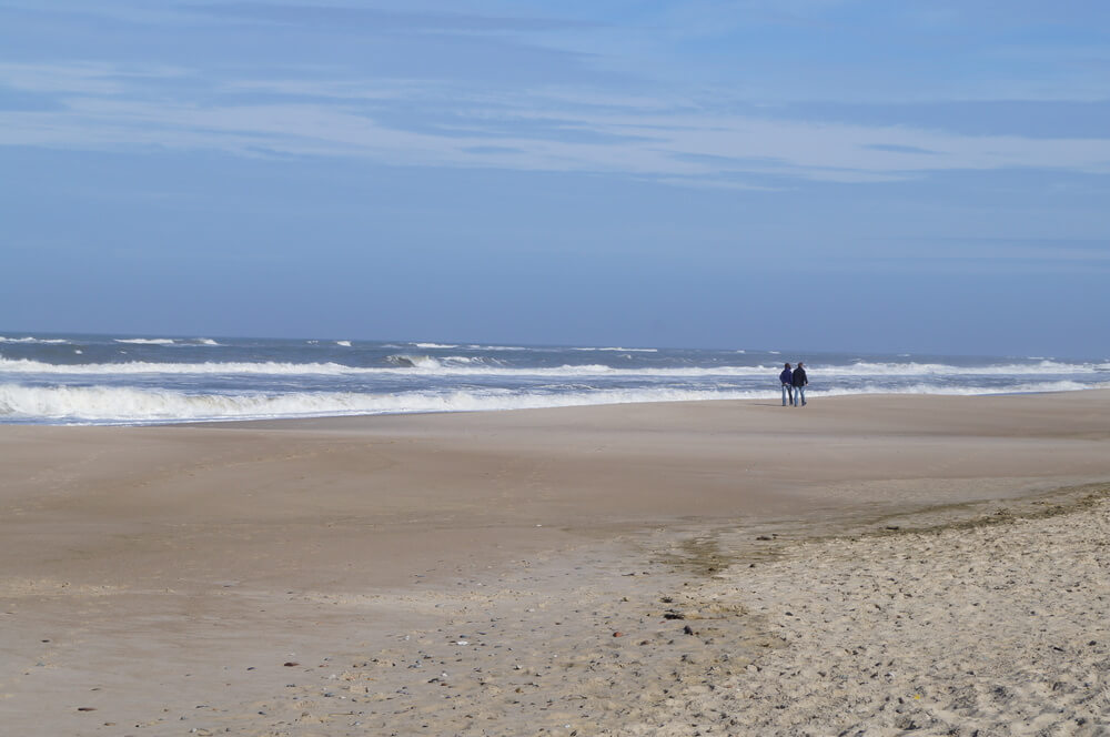 Stranden nær luksushus nr. 332.