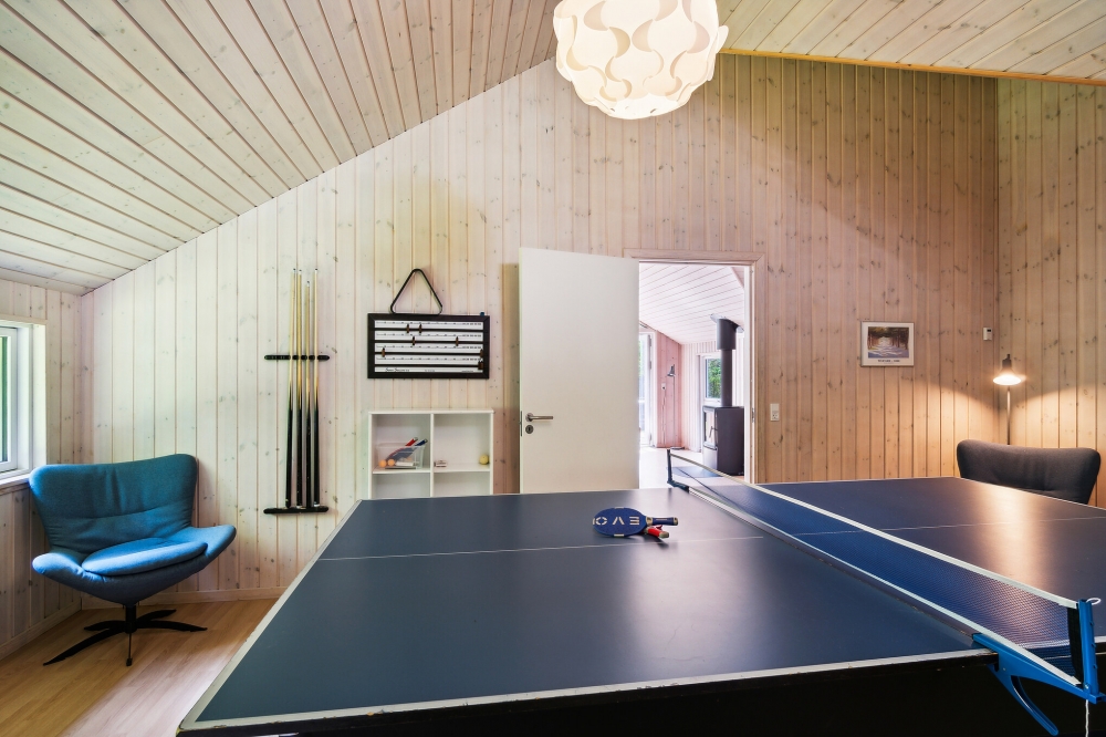 Ud over de mange timer, man kan bruge i husets pool-afdeling, så byder luksushus 352 også på billard/bordtennis og dart