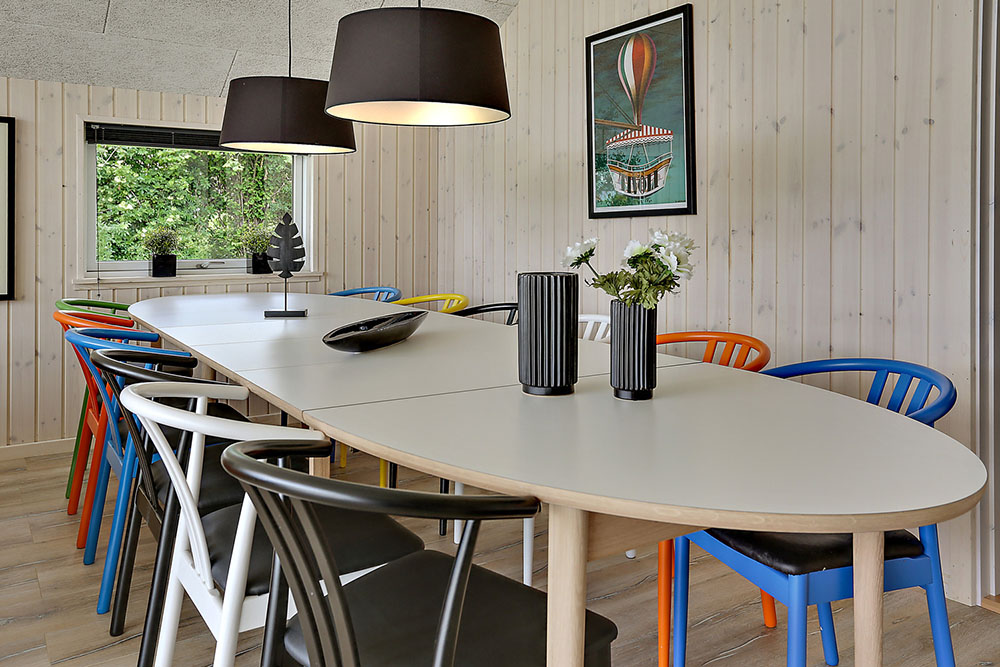 Opholdsrum med plads til 14 i luksushus nr. 349.