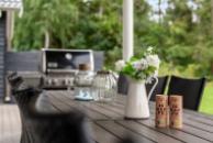 Stor terrasse ved luksushus nr. 365 i Nordsjælland.