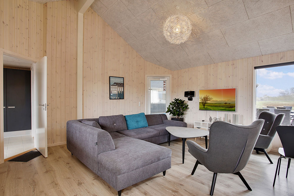Luksushus nr. 395 har et dejligt opholdsrum.