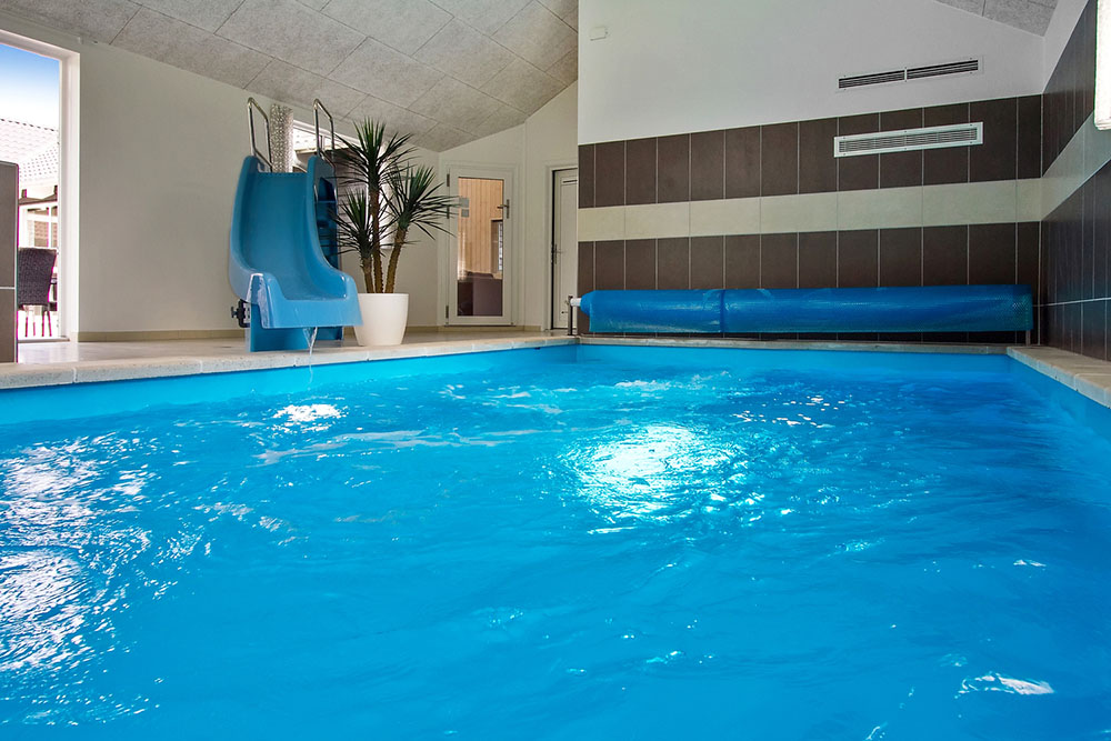 Den lækre pool i luksushuse nr. 714 til 24 personer