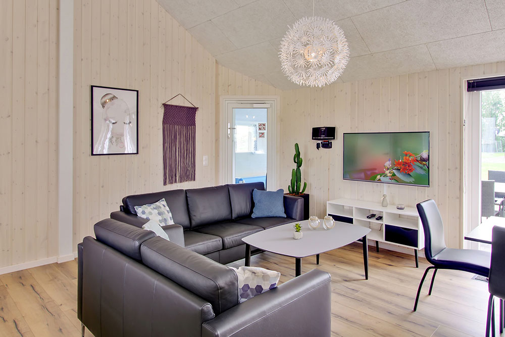 Opholdsrum med plads til 20 i luksushus nr. 707.