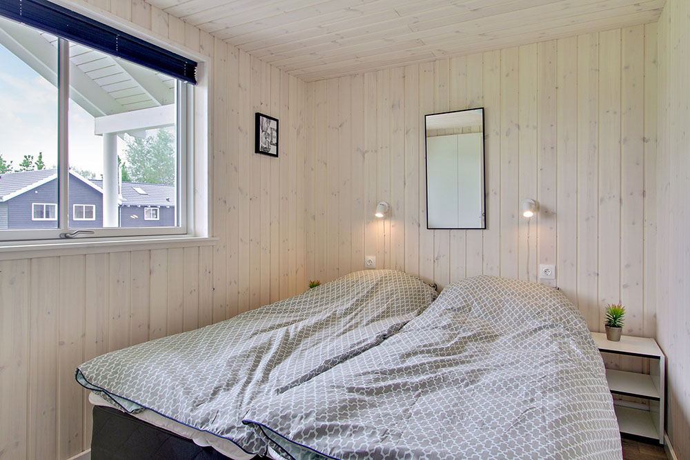 Et af de 8 soveværelser i luksushus nr. 707