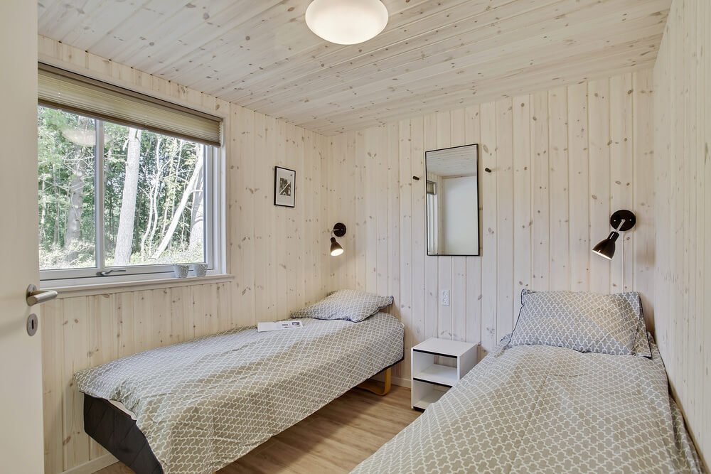 Et af de 9 soveværelser i luksushus nr. 406