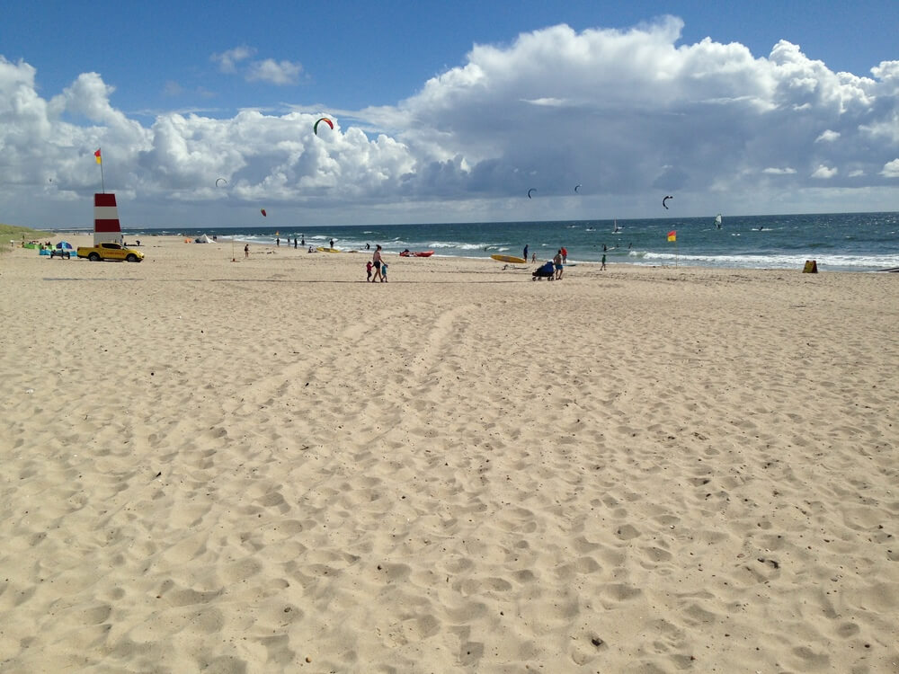 Stranden nær luksushus nr. 409.