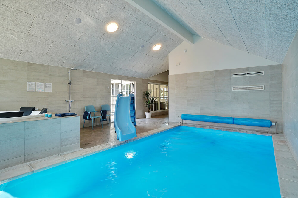 Den lækre pool i luksushuse nr. 412 til 24 personer