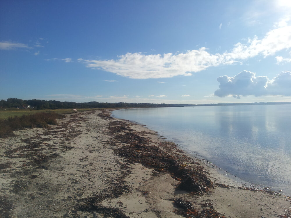 Stranden nær luksushus nr. 423.
