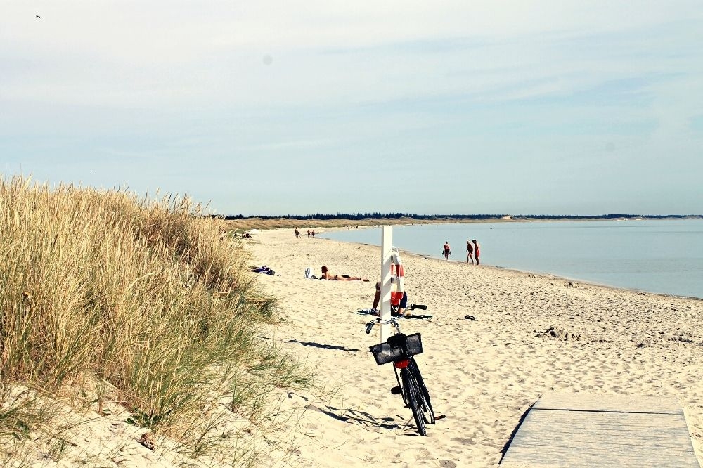 Stranden nær luksushus nr. 439.