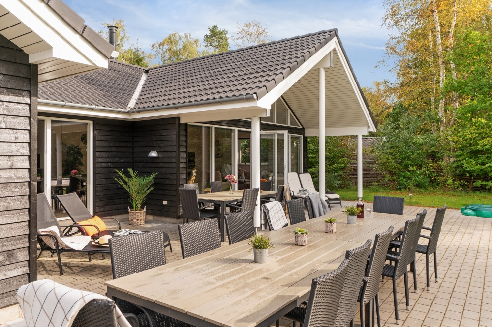 Nyd en grillaften på terrassen i luksushus nr. 434 i Nordsjælland