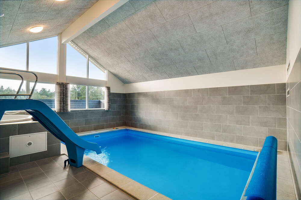 Den lækre pool i luksushuse nr. 473 til 18 personer