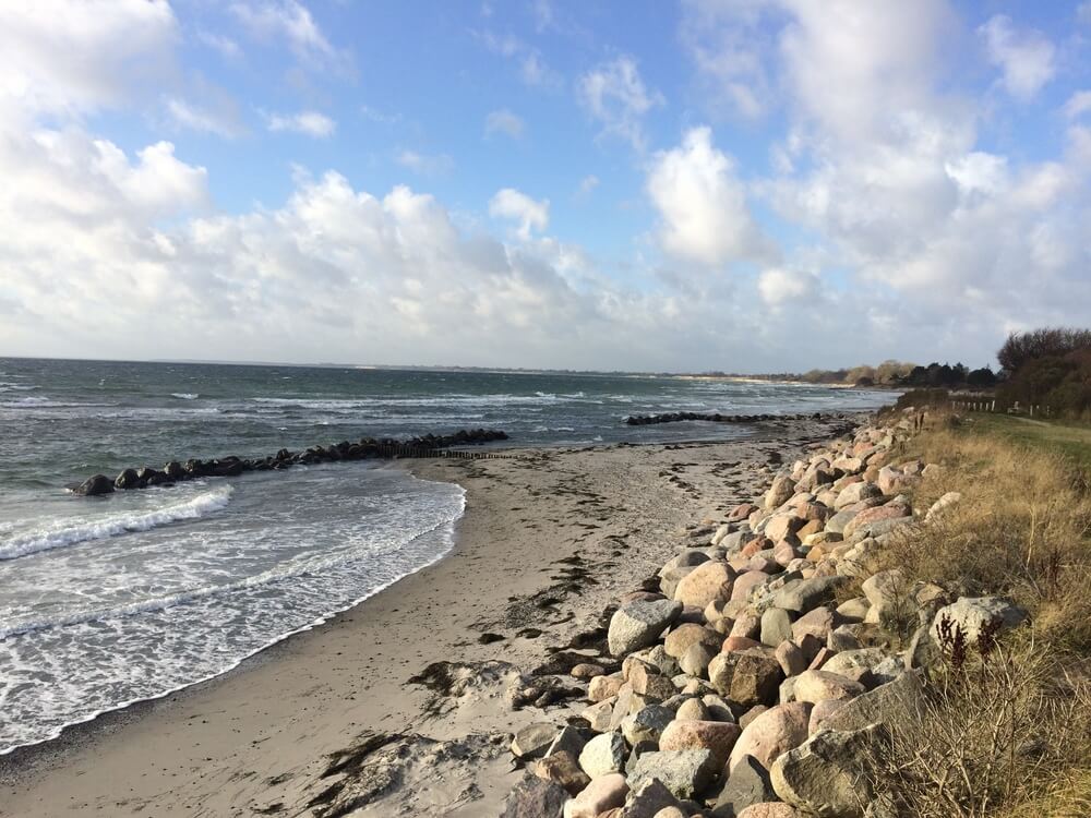 Stranden nær luksushus nr. 447.