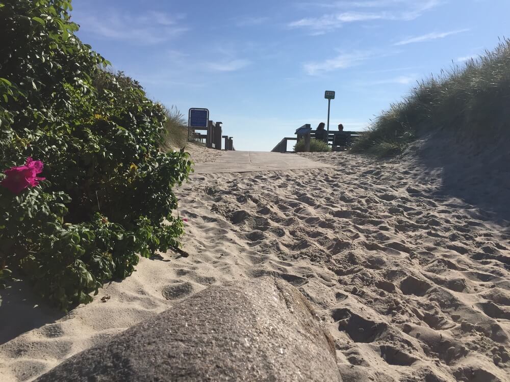 Stranden nær luksushus nr. 472.