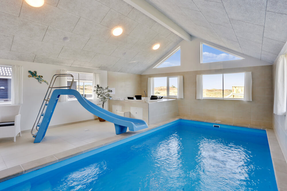 Den lækre pool i luksushuse nr. 476 til 20 personer