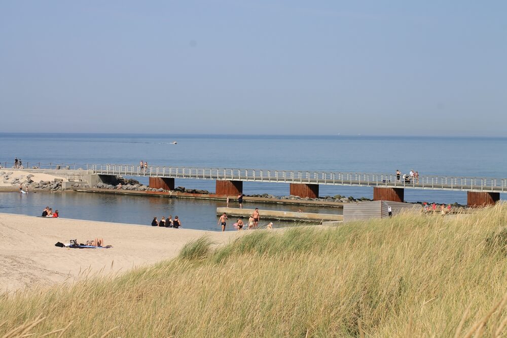 Stranden nær luksushus nr. 476.