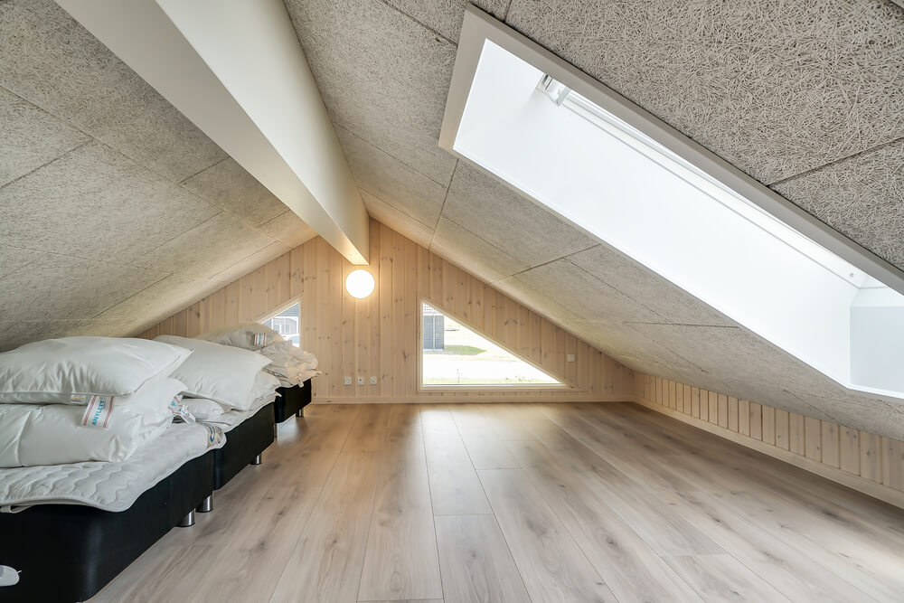 Nogle af de 20 sovepladser findes på hemsen i luksushus nr. 451