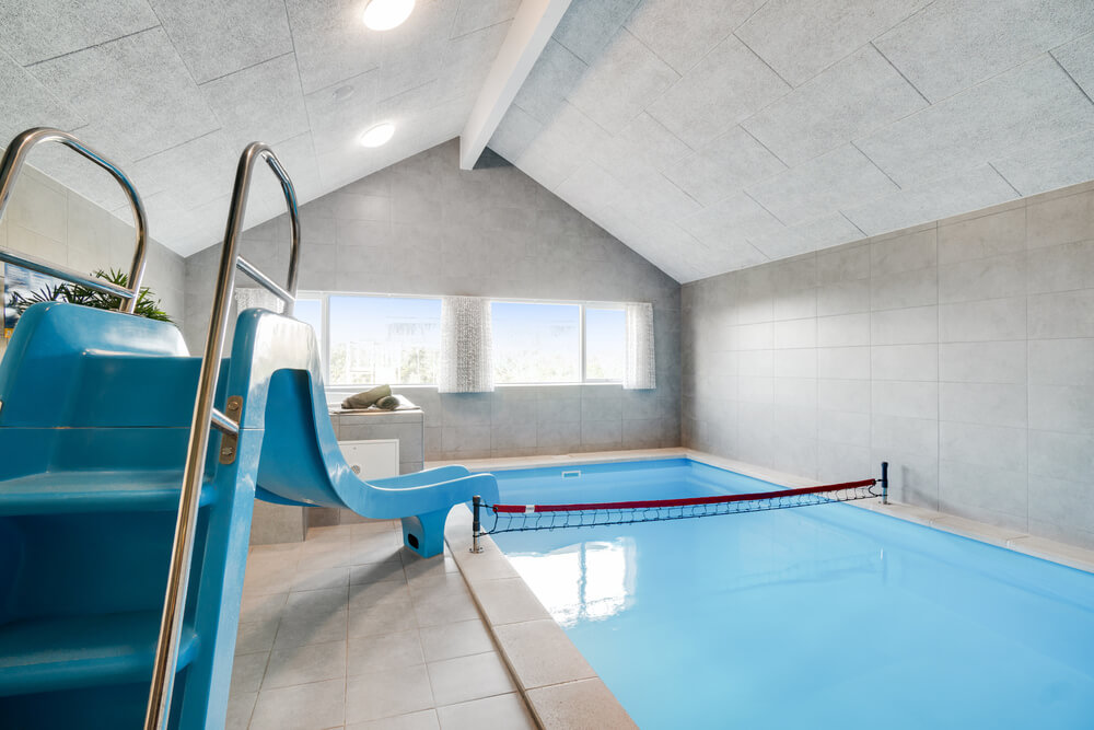 Den lækre pool i luksushuse nr. 478 til 18 personer