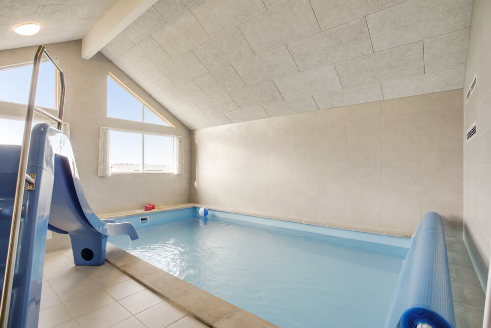 Den lækre pool i luksushuse nr. 489 til 18 personer