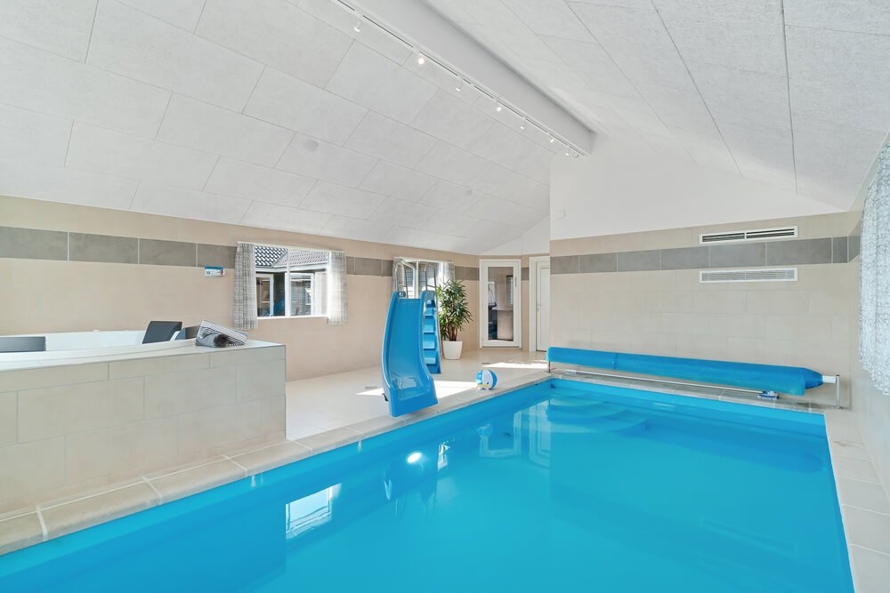 Den lækre pool i luksushuse nr. 731 til 20 personer