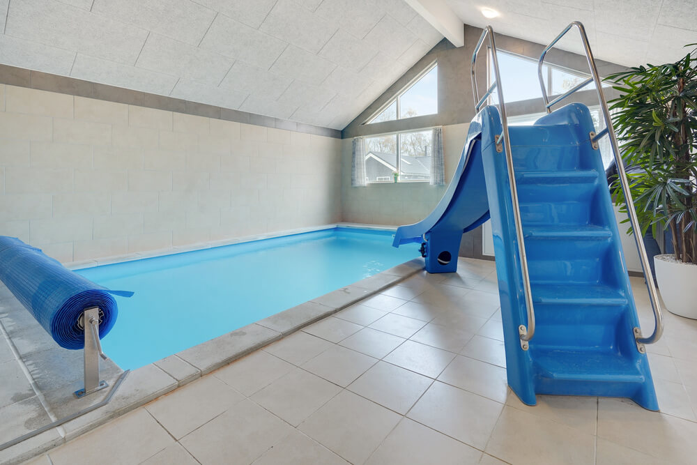 Den lækre pool i luksushuse nr. 509 til 16 personer
