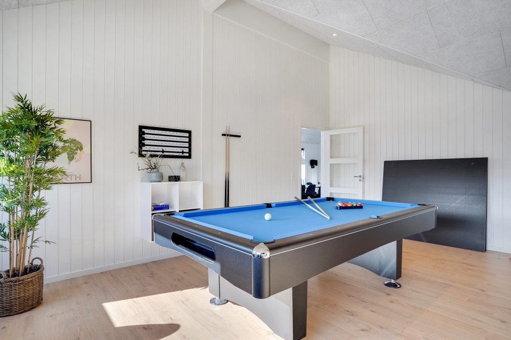Ud over de mange timer, man kan bruge i husets pool-afdeling, så byder luksushus 533 også på billard/bordtennis og dart