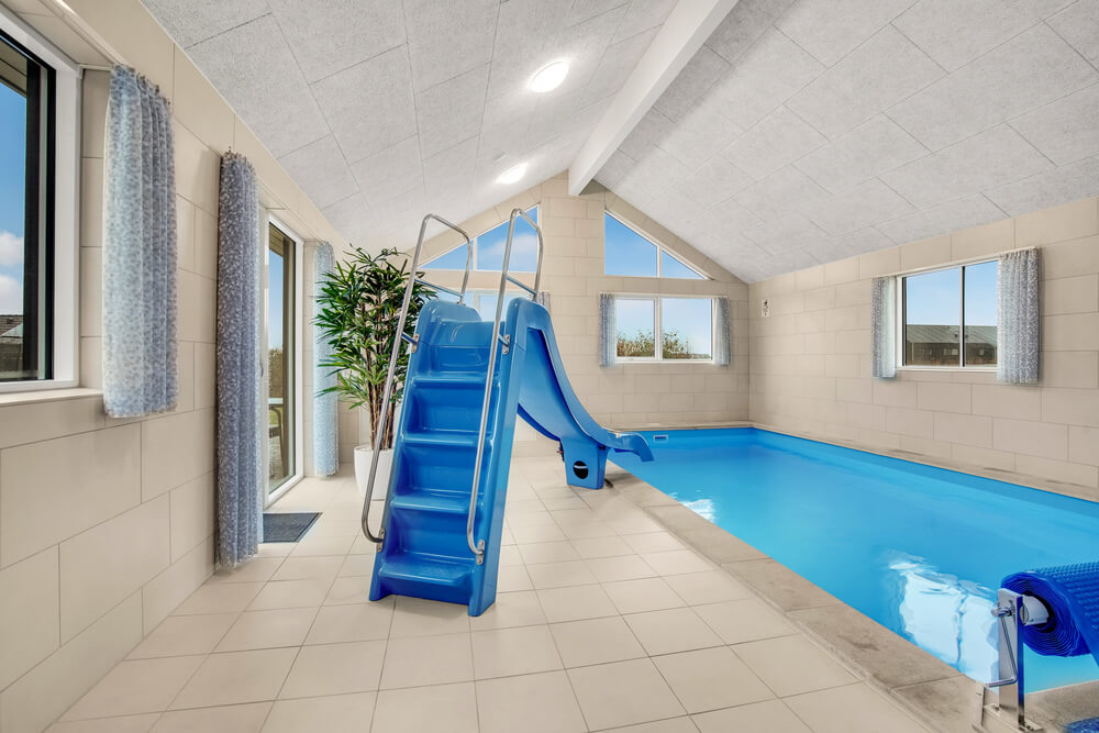 Den lækre pool i luksushuse nr. 529 til 20 personer