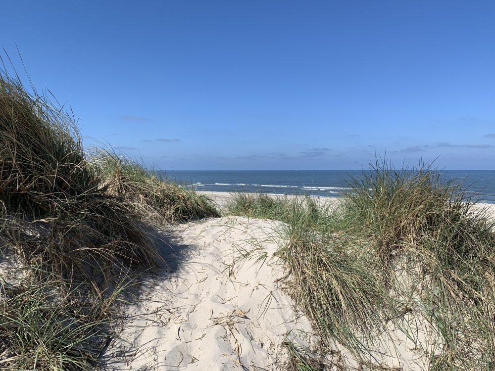 Stranden nær luksushus nr. 536.