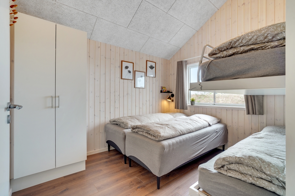 Soveværelse I luksushus nr. 546 i Limfjorden