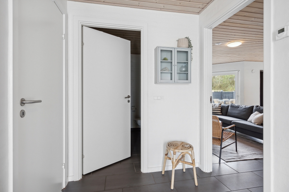 Den rummelige entre i luksushus nr. 557 i Vestjylland