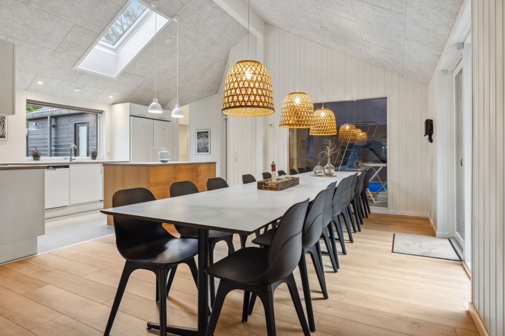 Opholdsrum med plads til 18 i luksushus nr. 750.