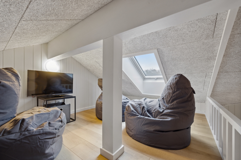 Nogle af de 20 sovepladser findes på hemsen i luksushus nr. 751