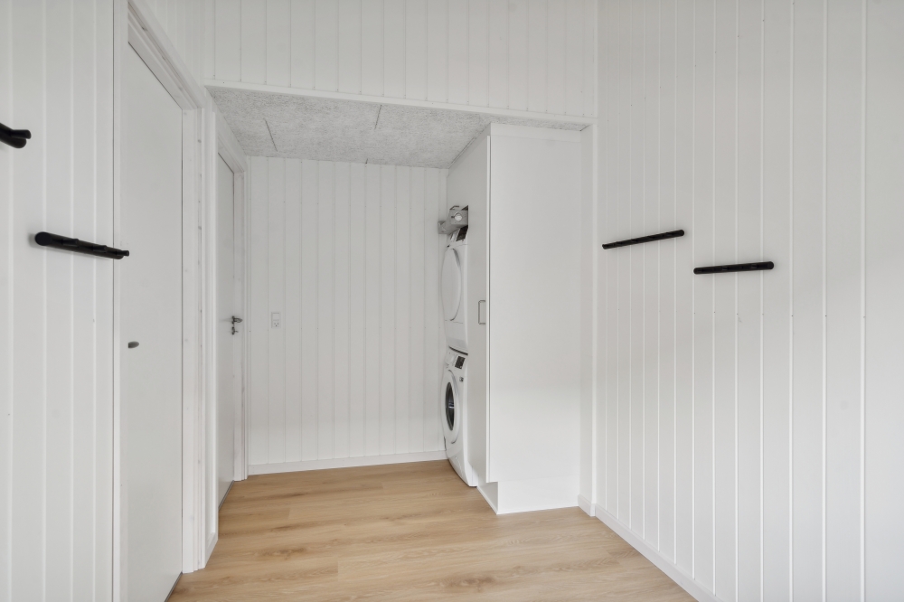 Den rummelige entre i luksushus nr. 617 i Fyn og øer