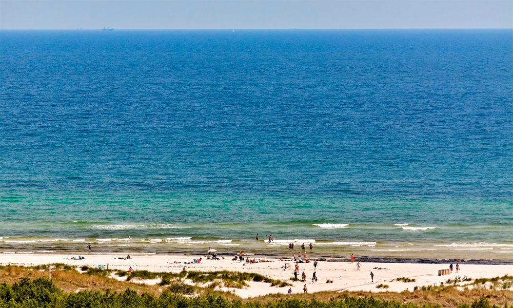 Stranden nær luksushus nr. 622.