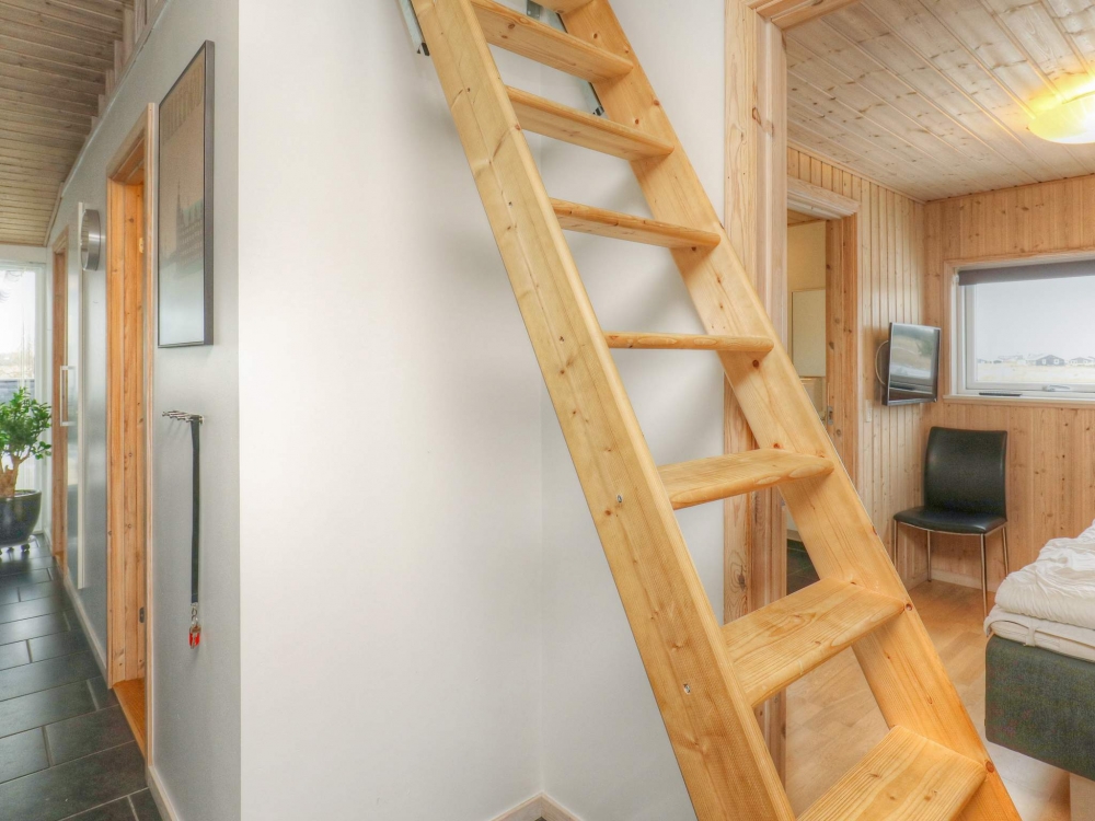 Nogle af de 14 sovepladser findes på hemsen i luksushus nr. 626