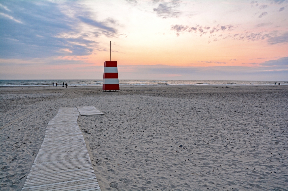 Stranden nær luksushus nr. 627.