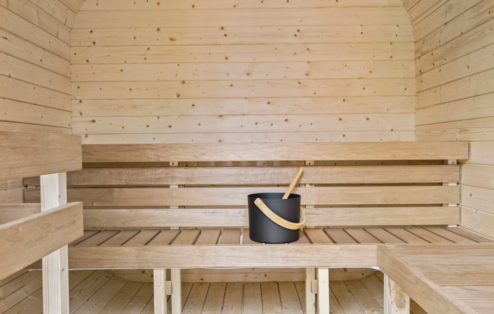 Luksushus nr. 629 er blandt andet udstyrret med en dejlig sauna.