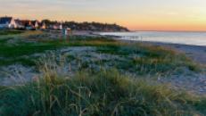 Den dejlige strand nær luksushus 638 ved Nordsjælland.