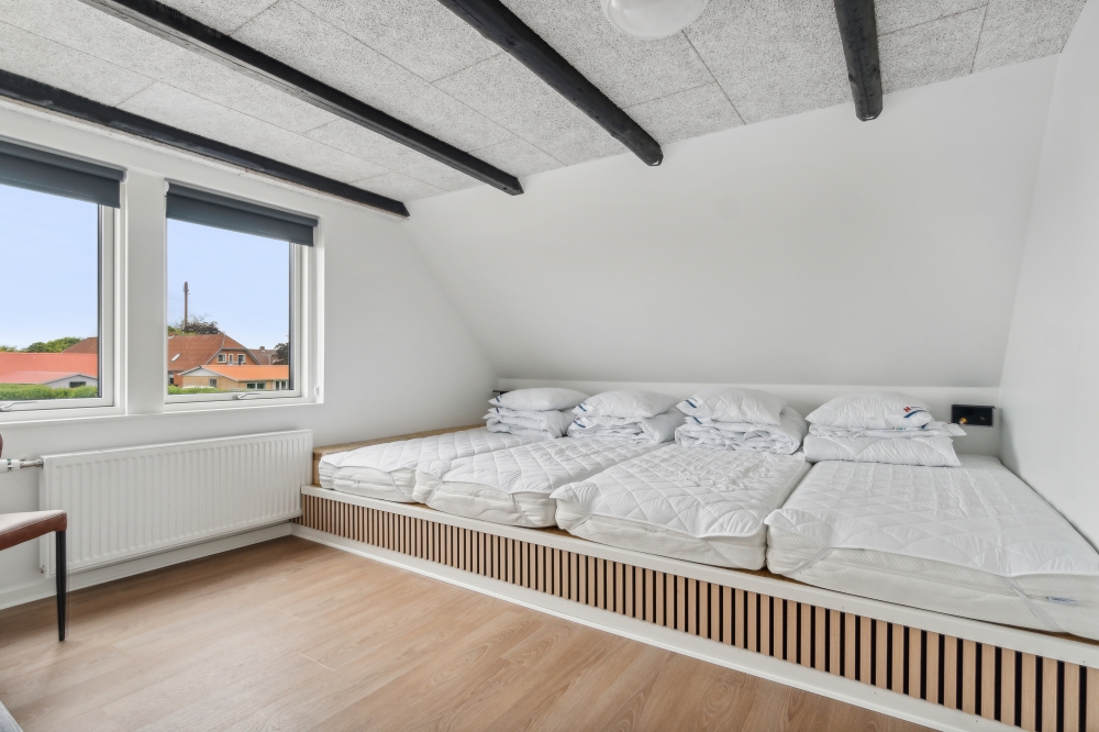 Soveværelse I luksushus nr. 645 i Limfjorden