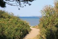 Stranden nær luksushus nr. 265 i Sydjylland indbyder til en gåtur.
