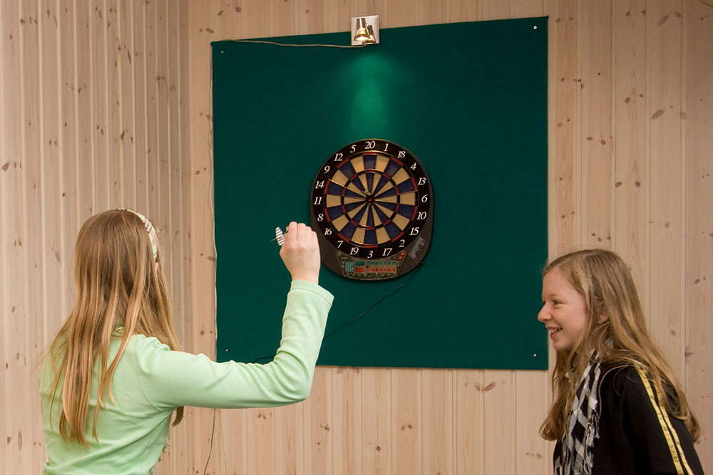 Udover dart, fodboldspil, billard/bordtennis er der også en Playstation 2 i huset til de spilleglade