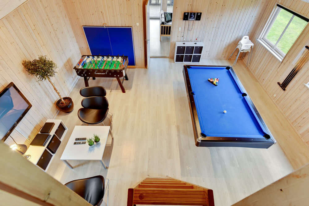 Ud over de mange timer, man kan bruge i husets pool-afdeling, så byder luksushus 280 også på billard/bordtennis og dart