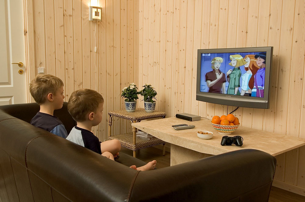 Der er mulighed for hygge med en god film eller en dyst på husets Playstation 2